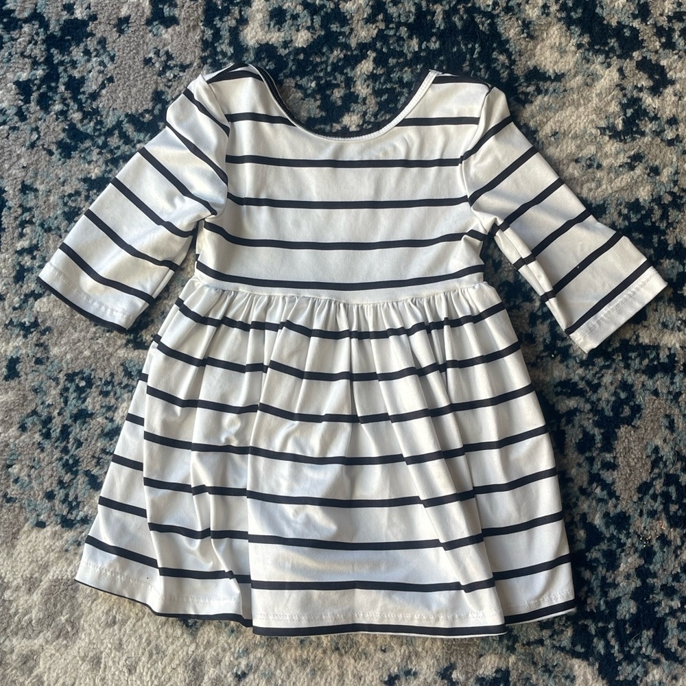 Black and white dress